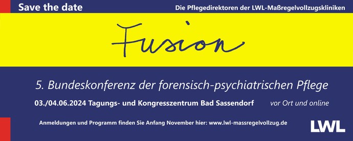 Banner zur Bundeskonferenz forensisch-psychiatrischer Pflege 2024